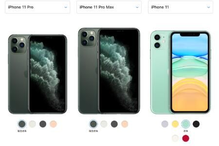 苹果iphone 11/pro/max哪款好 三种机型比较分析